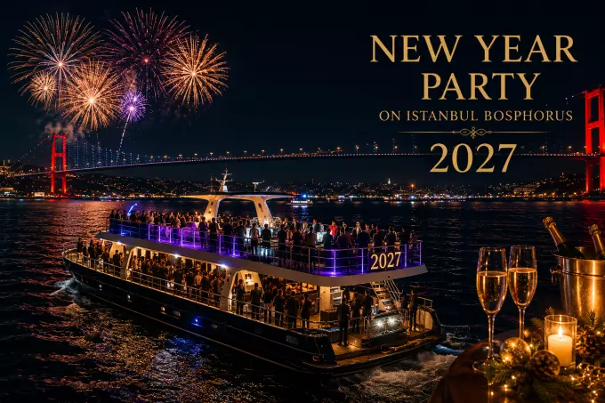 Istanbul New Year's Eve Party on the Bosphorus by Boat Cruise